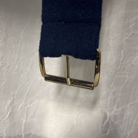 Michael Kors Navy Blue Wool Blend Belted Asymmetrical Zip Coat Size 2 P - Picture 10 of 10